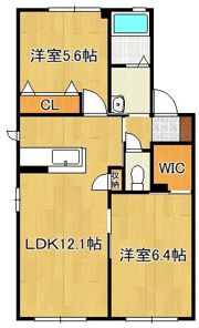 グランパルク本城 A棟の間取り画像