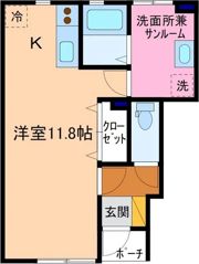 ハニエルⅣの間取り画像