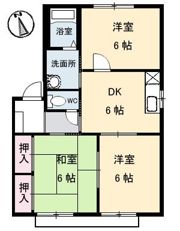 ディアス北井門 C棟の間取り画像