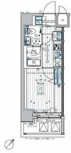 リライア横濱関内の間取り画像