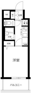 トーシンフェニックス田町の間取り画像
