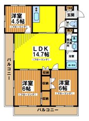 オブリガード八幡山の間取り画像
