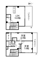 御崎ビルの間取り画像