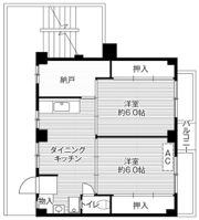 ビレッジハウス二和4号棟の間取り画像