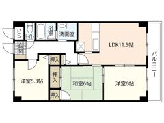 グランカーサ古江の間取り画像