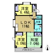 プリミエール藤江Ⅰの間取り画像
