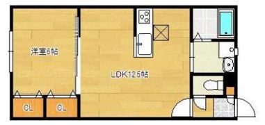 MOON赤坂 A棟の間取り画像