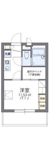 レオパレス大和田Ⅱの間取り画像