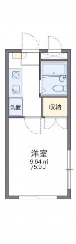 レオパレス新宿の間取り画像