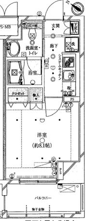 Risingplace浅草弐番館の間取り画像