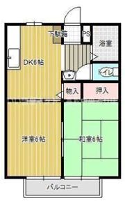 ハイツ池園の間取り画像