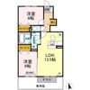 フォンターナ伏石Ⅱの間取り画像