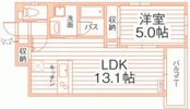 シリウス・Tの間取り画像