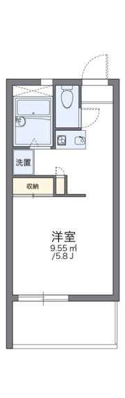 レオパレストウィンクル妙典Bの間取り画像
