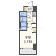 エステムコート新大阪?オルティの間取り画像