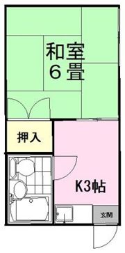 コーポ和の間取り画像
