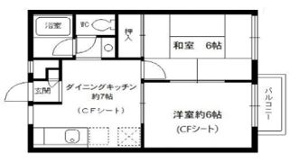 フジ京橋ハイツの間取り画像