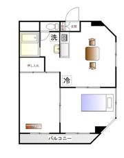YM西葛西2（ツイン・コート）の間取り画像