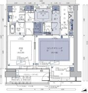 グラングリーン大阪THE NORTH RESIDENCEの間取り画像