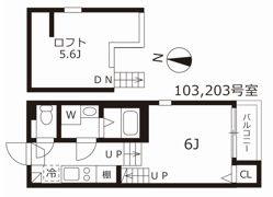 ハーモニーブリッジ桜山の間取り画像