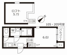 ハーモニーテラス千種の間取り画像