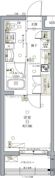 クレヴィスタ池袋ウエストの間取り画像