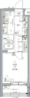 クレヴィスタ池袋ウエストの間取り画像