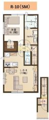 ユーソニアン・前川東Bの間取り画像