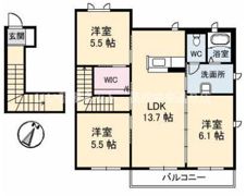 グレイスコート A棟の間取り画像