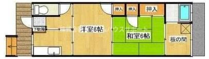 大根田アパートの間取り画像