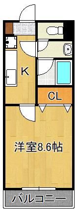 エステート和光の間取り画像