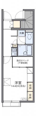 レオパレスやしおⅡの間取り画像