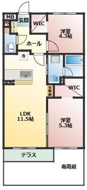 ARTH平松の間取り画像