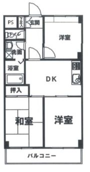 ブルームライフ市川（旧 エヴァーグリーン市川）の間取り画像