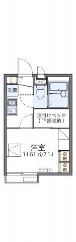 レオパレスシャルムⅡの間取り画像