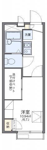レオパレスメゾンヒーリングの間取り画像
