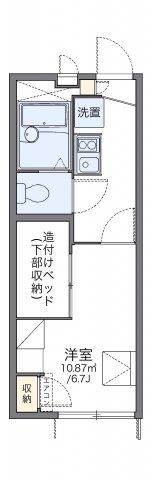 レオパレスサン六甲Bの間取り画像