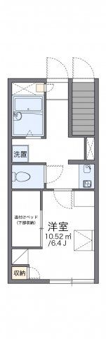 レオパレス新神戸の間取り画像