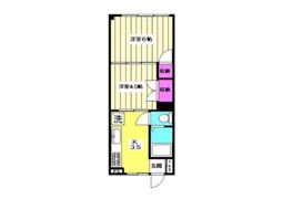 松原マンションの間取り画像