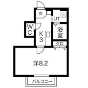 エルタスコート中江の間取り画像