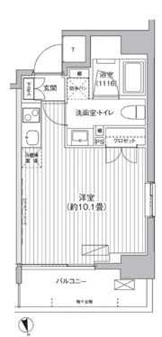 Ti－KAWASAKIの間取り画像