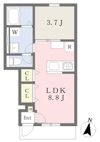 GALLERY HOUSE 衣山 Aの間取り画像