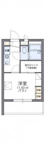レオパレス横浜西寺尾の間取り画像