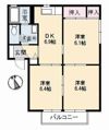 メテオール E棟の間取り画像