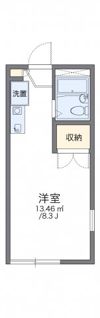 レオパレスめぐみの間取り画像