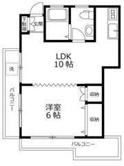 パールハイツ田上の間取り画像