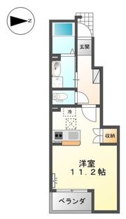 パーシモンKの間取り画像