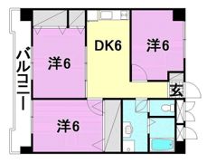 フェリオ市駅西2の間取り画像
