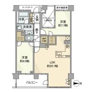 プラウドシティ元住吉の間取り画像