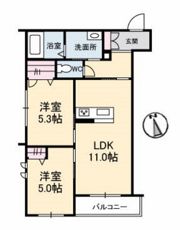 エストガーデンの間取り画像